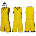 Baixo MOQ Custom Custom Men Uniformes Reversíveis Crianças Basquetebol Jersey